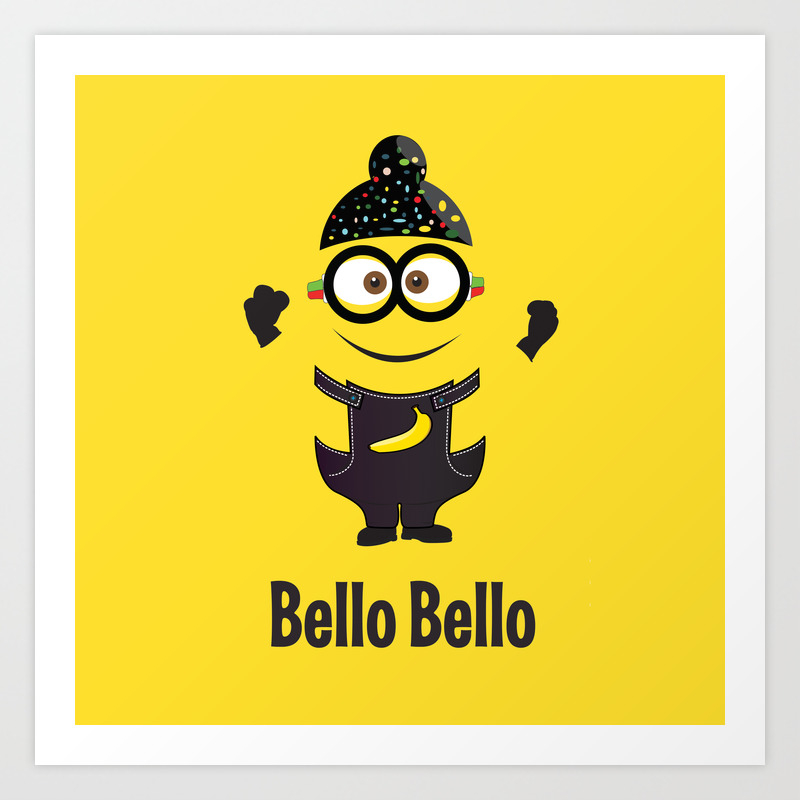 Bello Singh Punjabi Balle Balle Minion Inspired Parody Art Print By Kickass Artworks Society6