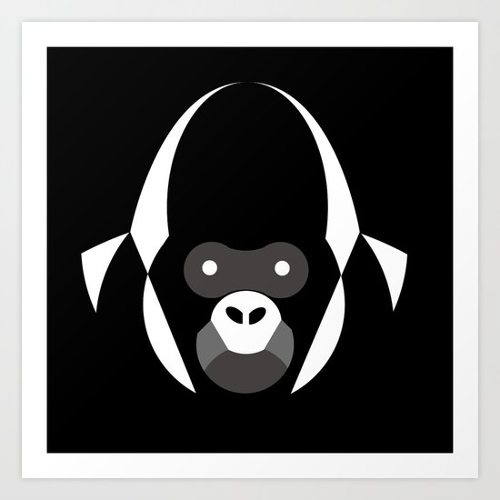 Gorilla Art Print