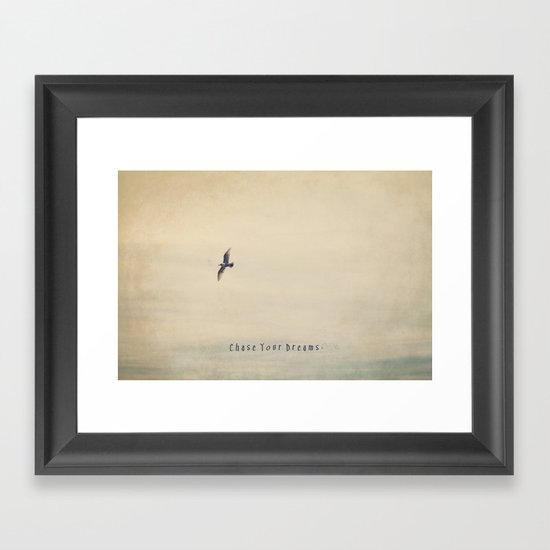 Chase Your Dreams Framed Art Print