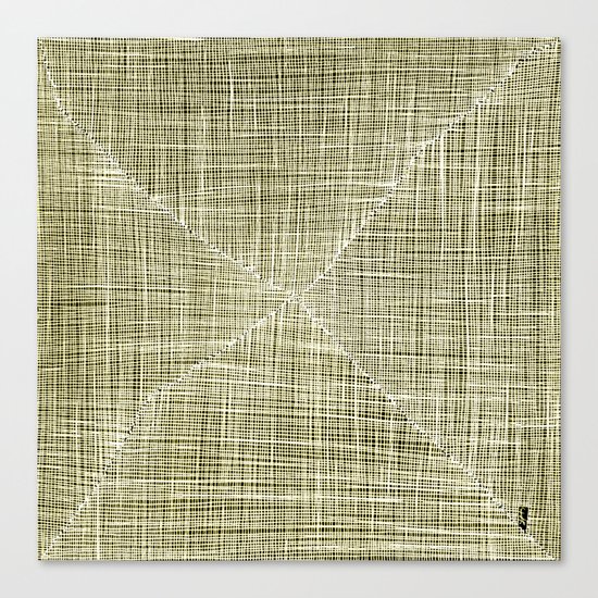 Ink Weaves: Citrine Canvas Print