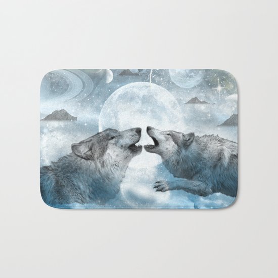 Wolves Bath Mat