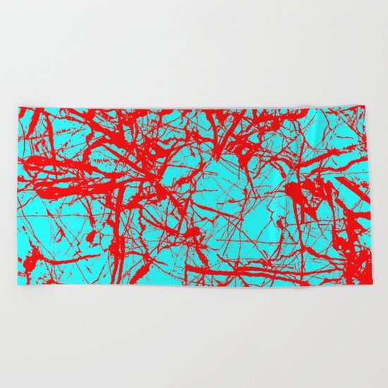 Freedom Red Beach Towel