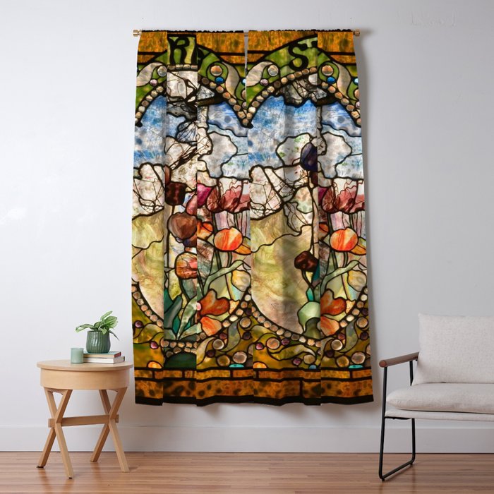 Louis Comfort Tiffany Decorative Stained Glass 18 Blackout