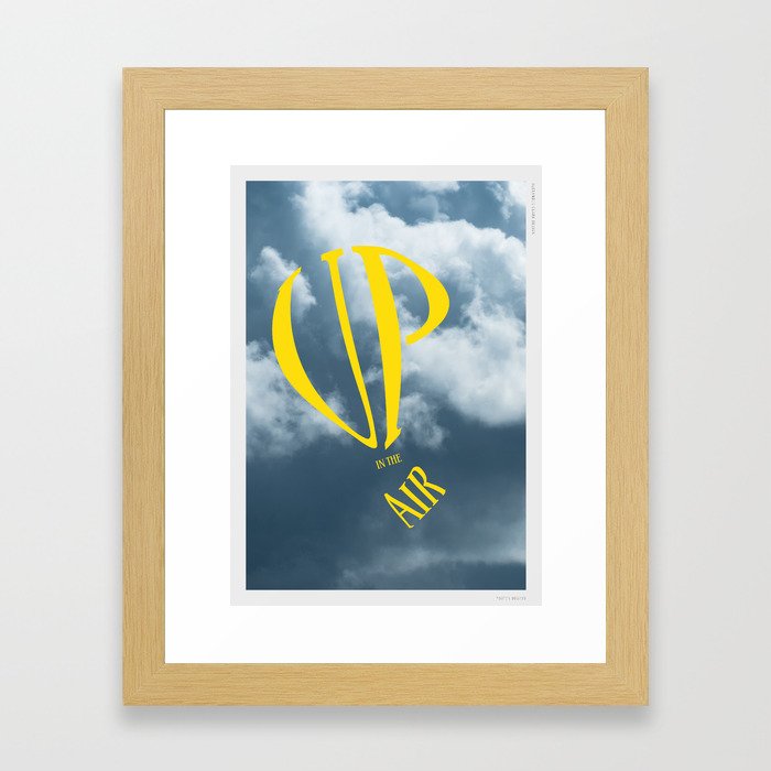 002 UP IN THE AIR Framed Art Print