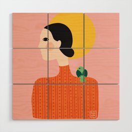 Picasso women portrait W Wood Wall Art
