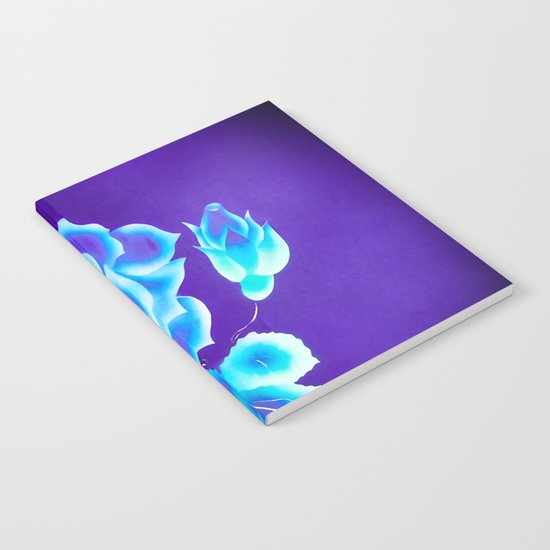Blue Rose Notebook