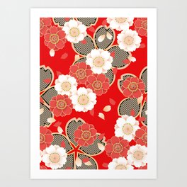 Kimono Pattern Art Prints For Any Decor Style Society6 Base embossed woven pattern : kimono pattern art prints for any decor