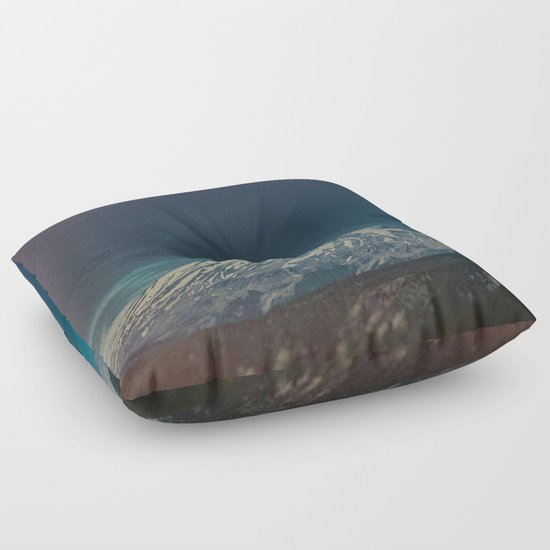Mount Rainier Floor Pillow
