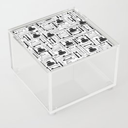 Vintage Pen and Ink pattern Acrylic Box