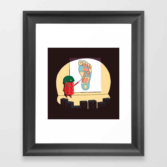 Know your enemy Framed Art Print