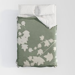Minimal Abstract Leaves 12 Duvet Cover