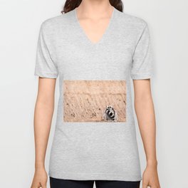 Ring-tailed lemur V Neck T Shirt