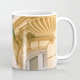Mediterranean Architecture Coffee Mug | Color, Leaf, City, Tropical, Exotic, Europe, Travel, Spain, Window, Digital 