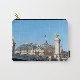 Alexandre III bridge and Grand Palais on a sunny day in Paris Carry-All Pouch
