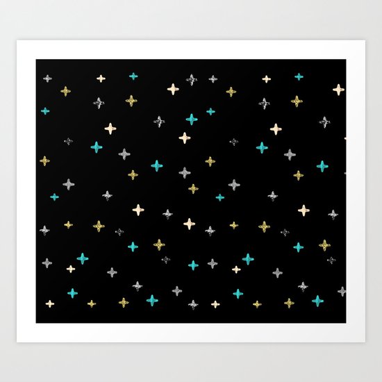 rhino3d stars Art Print