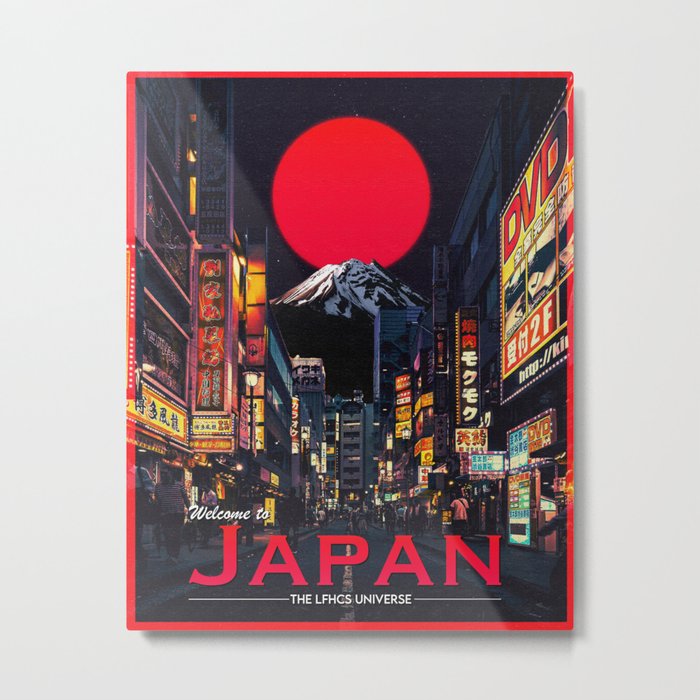 JAPAN POSTCARD. Metal Print