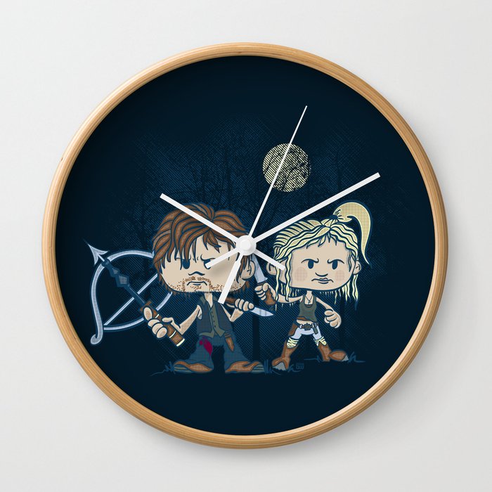 The Odd Couple Wall Clock by doodleheaddee | Society6 The Odd Couple Wall Clock by doodleheaddee | Society6