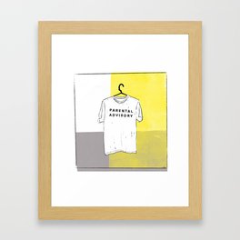 PARENTAL CONTROL Framed Art Print