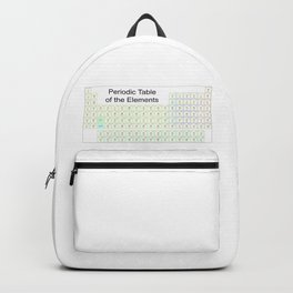 Periodic Table of the Elements Backpack | Pink, Orange, Yellow, Violet, Chemistry, Periodic, Table, Purple, Red, Elements 