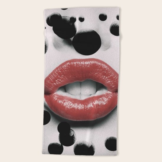LIPS Beach Towel