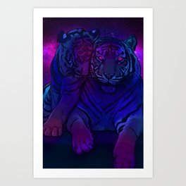 Tiger Love 3 Art Print