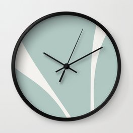 Minimalist Plant Abstract XXXVII Wall Clock