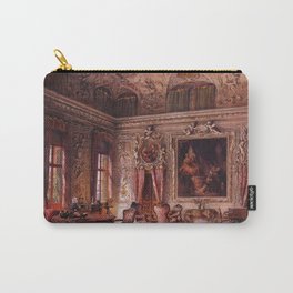 Interior Portrait, Music Room, The Salone of the Palazzo Barbaro by Ludwig Passini Carry-All Pouch