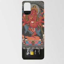 Tibetan Buddhism Ganesh Red Twelve Armed Android Card Case