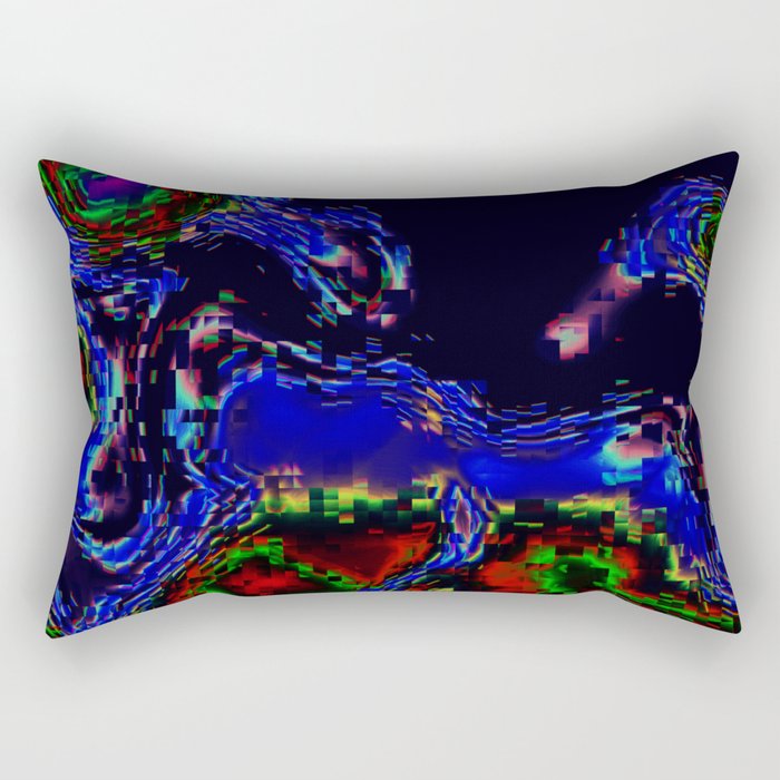 Vivid shapes Rectangular Pillow