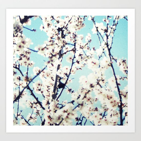 electric flowers II Art Print