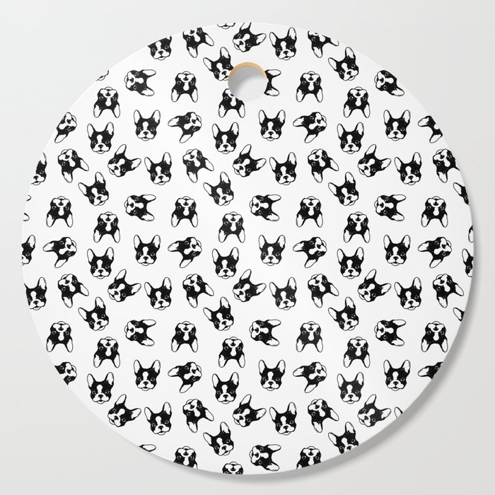 French bulldog pattern Cutting Board