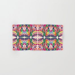 Colorful Carnival - Vibrant Colors and Geometric Shapes Hand & Bath Towel