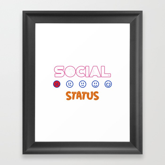 social status Framed Art Print
