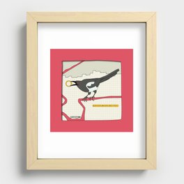 Eurasian Magpie Recessed Framed Print