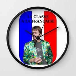 La classe à la française Wall Clock