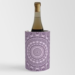 White Lace on Lavender Wine Chiller