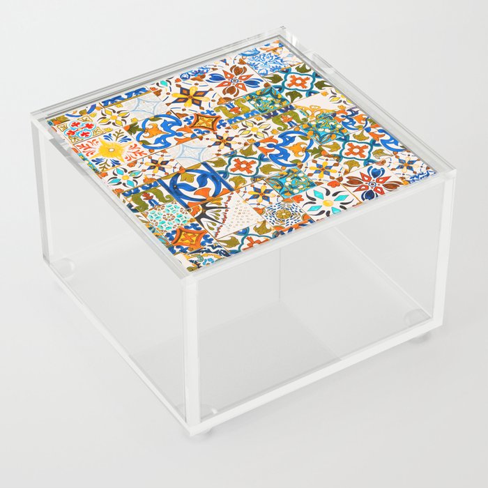 Moroccan Mosaic II Acrylic Box