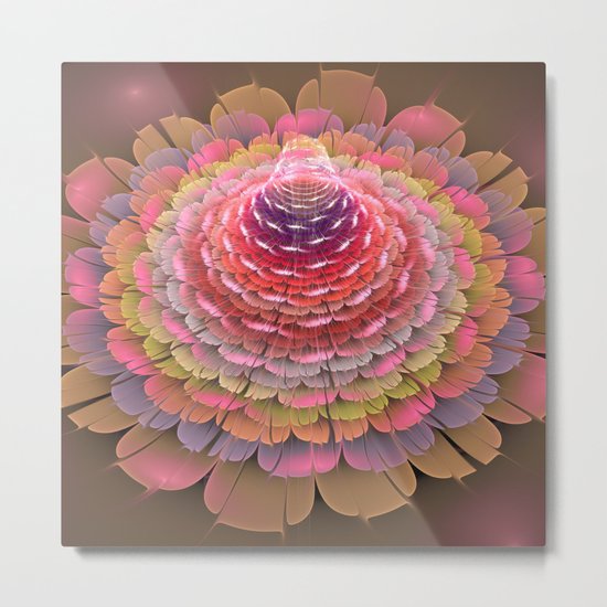 Fairy-tale Trumpet Flower Metal Print