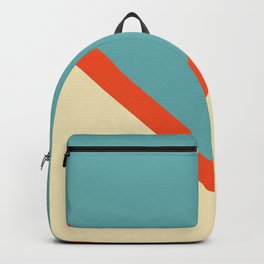 Colorful Symmetric V Shape Retro Style Stripes Uelanuhi Backpack | Colorful, 80S, Classic, Striped, Graphicdesign, Vshaped, 70S, Vshape, Stripe, Retro 