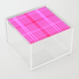 Big Multi Lines Pink Acrylic Box