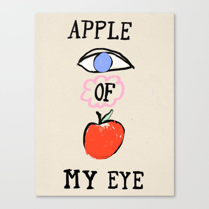 Apple of My Eye Canvas Print