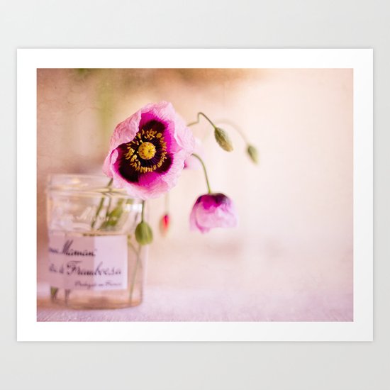 Pink Poppies Art Print