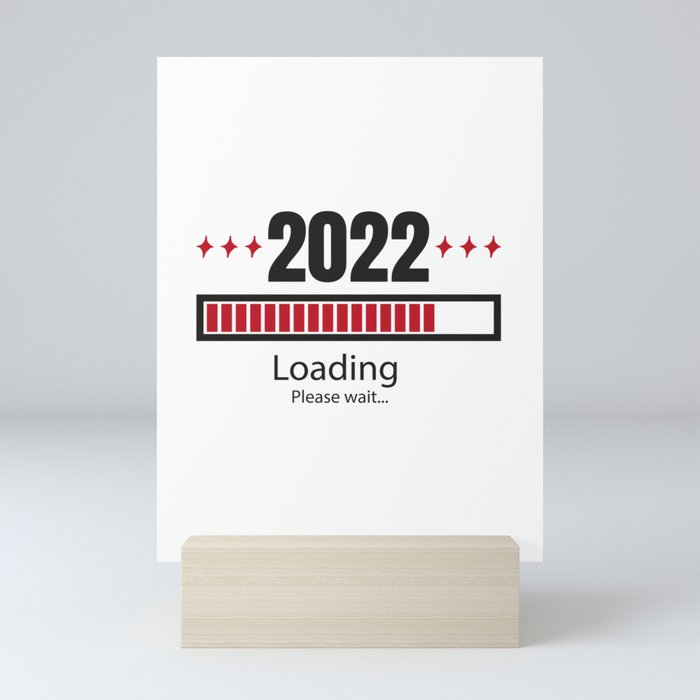  happy new year 2022 new years eve Funny New Year New Years Eve Party new trending trendy US Holidays new years resolution happy new years new years funny  Mini Art Print