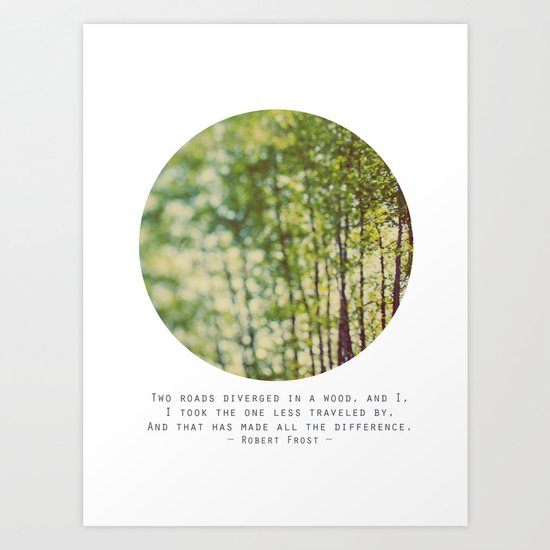 Two Roads Art Print