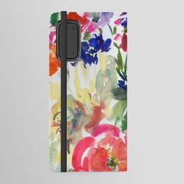 peonies in summer Android Wallet Case
