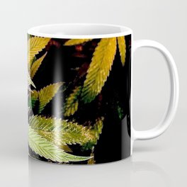 Sharp Cannabis Leaves Coffee Mug