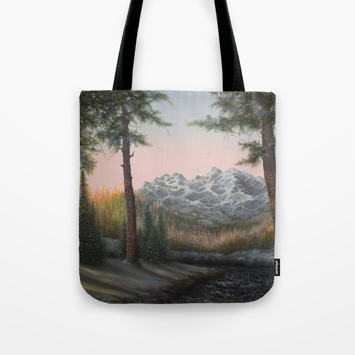 Early Snow Tote Bag