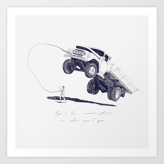 When i was a little girl, i didn't like to play with dolls Art Print