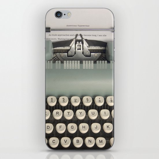 American Typewriter iPhone & iPod Skin