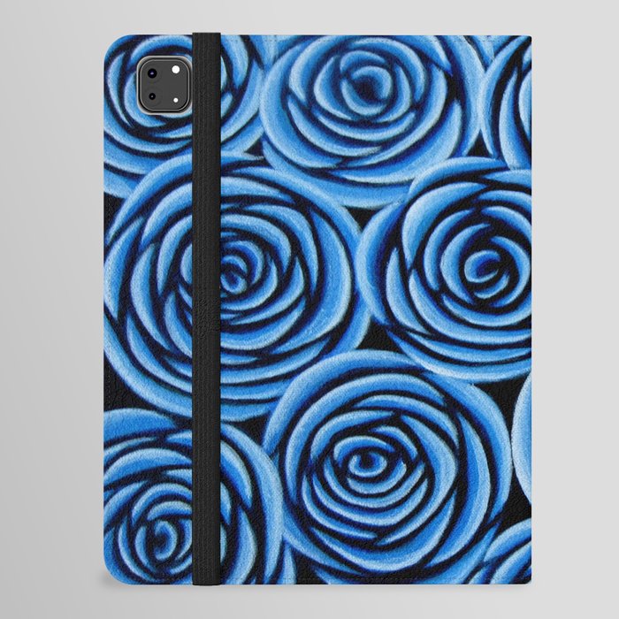 Flowers at Midnight iPad Folio Case